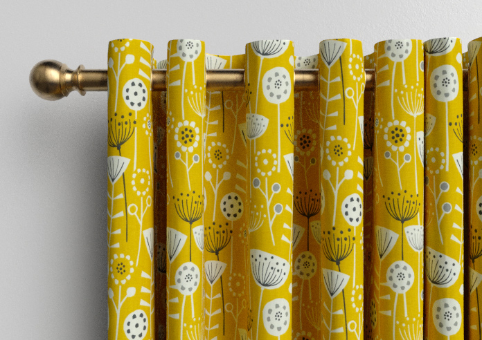 Bergen, Ochre - Made to Measure Curtains - Image 12